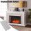 Fire Grille for Fireplace, High-Performance Mesh Grate with Durable Mesh Screen, Compatible with Standard Fireplaces 2