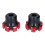 2 pezzi Sliders forcella in alluminio CNC rosso universale. 16