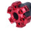 2 pezzi Sliders forcella in alluminio CNC rosso universale. 8