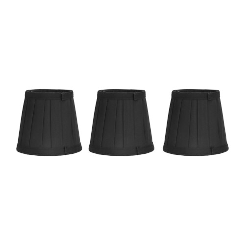 3PCS Cloth Lampshade E14 Clip On Fabric Lamp Cover 1