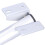 Supporto per ripiano pieghevole - 120 kg, alluminio argentato 6