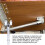 Supporto per ripiano pieghevole - 120 kg, alluminio argentato 11
