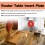 Aluminum Router Table Insert Plate with 4 Rings, 235x120mm 4