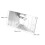 Aluminum Router Table Insert Plate with 4 Rings, 235x120mm 1