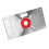 Aluminum Router Table Insert Plate with 4 Rings, 235x120mm 8