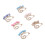 Broches Mauvais Œil 6 Pièces Multicolores Taille Unique 5