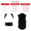 Self-Heating Back Support Belt with 108 Magnets, Black, M/L 11