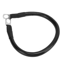 Conductor de tierra 4 AWG 150 A 30 cm negro para batería