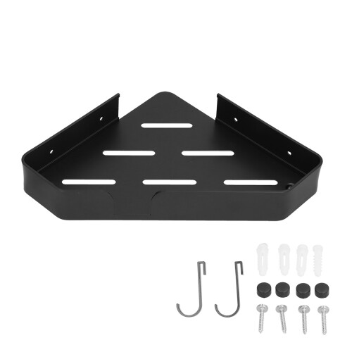 Shower Corner Shelf Aluminum Triangle Single Layer 1