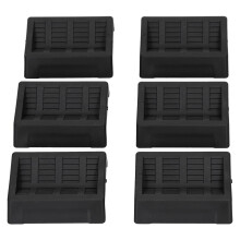 6PCS Furniture Cups Bed Stoppers Rubber Caster