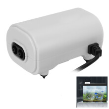 Pompe à air pour aquarium à double sortie 23,4 L/min, prise européenne