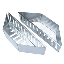 Charcoal Basket 2 Pieces Heat-Resistant Charcoal Briquette Holder for Outdoor BBQ Grill Accessories, Safe Charcoal Holders Made of Steel
