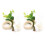 2Pcs Hemp Rope Napkin Buckle Simulation Flower 8