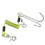 316SS Drift Double Reef Hook 13cm/1m 213g Verde 15