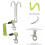 316SS Drift Double Reef Hook 13cm/1m 213g Verde 5