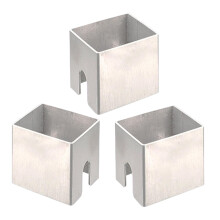 Stainless Steel Grill Spacer Holder – 3 Pack Grill Gasket Holders for Square Fire Plate, Durable and Compatible Accessories