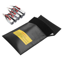 18x23cm RC Lipo Akku Tasche Brandschutz Explosionsschutz Lipo Schutzbeutel zum Laden und Lagern Schwarz