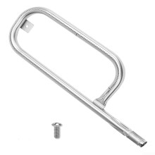 Gas Grill Burner Tube 304 Stainless Steel Replacement Parts for Q100 Q1200 Q1000 with Uniform Size and Mounting Holes