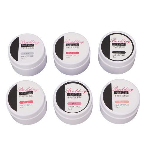 6pcs Nail Extension Gel Set DIY Sculpture