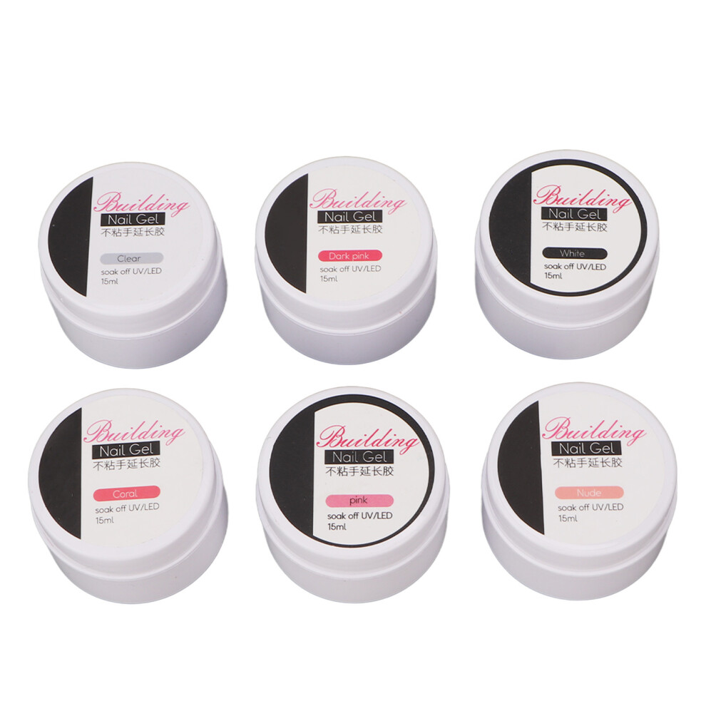 6pcs Nail Extension Gel Set DIY Sculpture