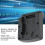 18V Lithium Battery Adapter Converter for Power Tools Black ABS Black 4
