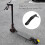 PRO2 Supporto parafango posteriore scooter nero 200,0 g PC 13
