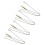 Camouflage hybride Leadcore carpe leaders RubberClip 14
