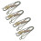 Camouflage hybride Leadcore carpe leaders RubberClip 2