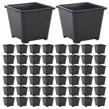 Kindergarten Keimlingstöpfe - Square Seedling Starter Pots 10 Pack, Durable Plant Containers for Succulent Plants