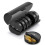 Black Pill Boxes 7 Day 2 Times a Day, Large AM/PM Pill Box Organiser 1