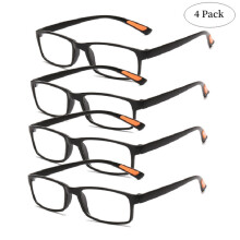 (Black, +2.00) X Slim 4 Reading Glasses Mens Womens Unisex Reader 10 15 20 25 35 30 40