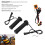 Electric Heated Grip for Motorcycle ATV 7/8in Handlebar Adjustable Temperature 12