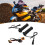 Electric Heated Grip for Motorcycle ATV 7/8in Handlebar Adjustable Temperature 15