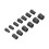 13 Pcs Impact Nut Extractor Set Chrome Vanadium Steel, Black 13