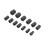 13 Pcs Impact Nut Extractor Set Chrome Vanadium Steel, Black 14