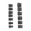 13 Pcs Impact Nut Extractor Set Chrome Vanadium Steel, Black 15