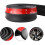 Universal Car Front Bumper Spoiler Rubber Sticker Lip Splitter Body Protector, 2.5m /8.2 Ft 2