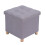Folding Storage Square Foot Rest Stool with 4 3