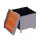 Folding Storage Square Foot Rest Stool with 4 4