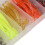Kit di esche morbide da 60 pezzi: esche da 36/39 mm, ganci rossi e neri 6