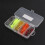 Kit di esche morbide da 60 pezzi: esche da 36/39 mm, ganci rossi e neri 4