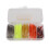 Kit di esche morbide da 60 pezzi: esche da 36/39 mm, ganci rossi e neri 14