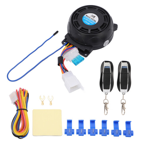 Motorcycle Alarm with Remote Control, 12V, 125dB, 160m Range 1