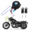 Motorcycle Alarm with Remote Control, 12V, 125dB, 160m Range 1