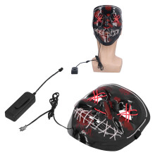 Maschera Luminosa, Croce a due colori, 3 modalità, IceBlue+Pink