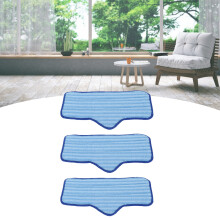Tampons en microfibre pour serpillières – Lot de 3 pièces de rechange – Chiffons absorbants pour serpillières domestiques