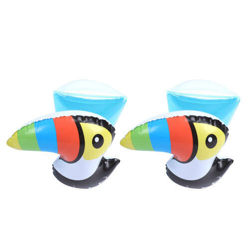 Inflatable Swim Arm Band Cute Toucan Pattern PVC 1