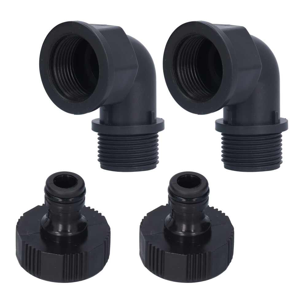 2Set Elbow Connector Adaptable Hose Adapter With 9469363997326