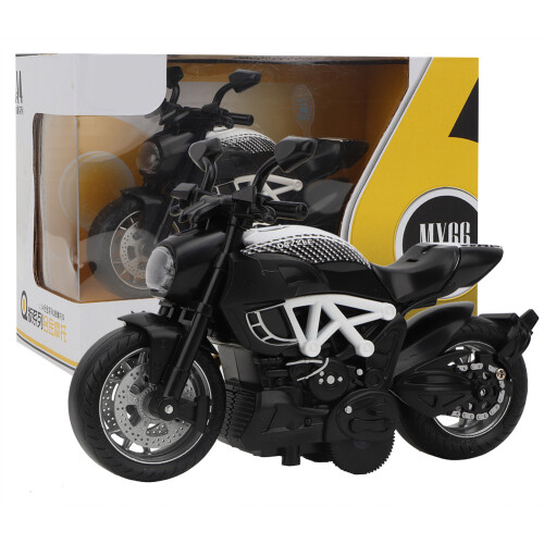 Electric Alloy Motorcycle Model Toy with Light