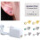 6-pack Ear Piercing Gun Kit Disposable Safety Sterile Stud Piercing Gun Kit with 6 Built-in Stud Piercing Tools_b 5